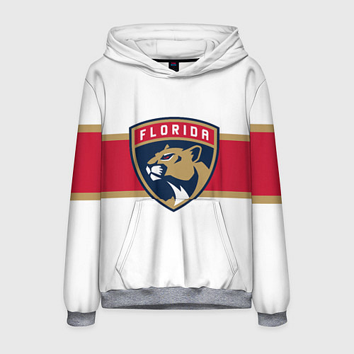 Мужская толстовка Florida panthers - uniform - hockey / 3D-Меланж – фото 1