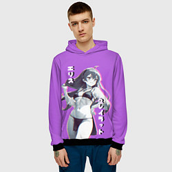 Толстовка-худи мужская Эрис Грейрат в бикини, цвет: 3D-черный — фото 2