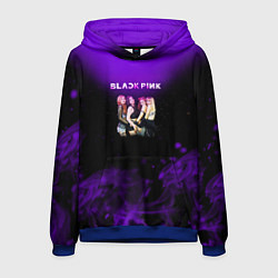 Толстовка-худи мужская Blackpink art, цвет: 3D-синий