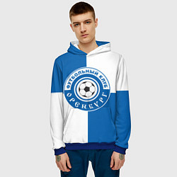 Толстовка-худи мужская ФК Оренбург, цвет: 3D-синий — фото 2