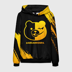 Толстовка-худи мужская Danganronpa - gold gradient, цвет: 3D-черный