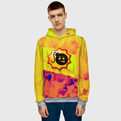 Толстовка-худи мужская Serious Sam Croteam, цвет: 3D-меланж — фото 2
