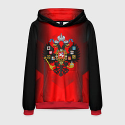 Толстовка-худи мужская Символика имперской россии, цвет: 3D-красный