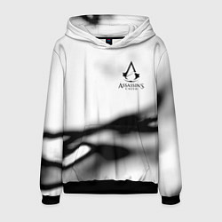 Толстовка-худи мужская Assassins Creed logo texture, цвет: 3D-черный