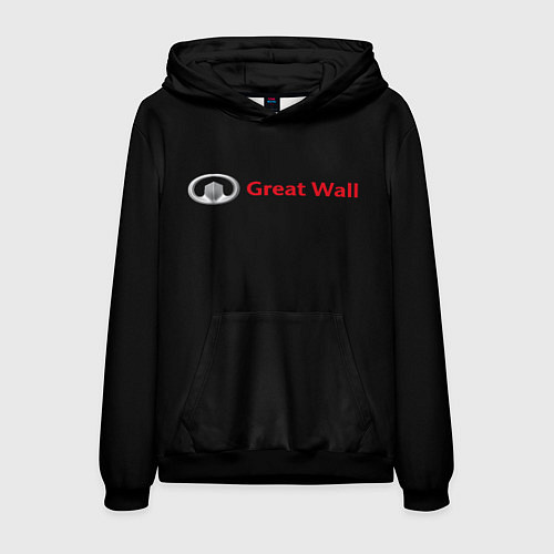 Мужская толстовка Great Wall auto / 3D-Черный – фото 1