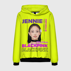 Толстовка-худи мужская Jennie - певица Blackpink, цвет: 3D-черный