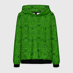 Толстовка-худи мужская Shrek: Pattern, цвет: 3D-черный