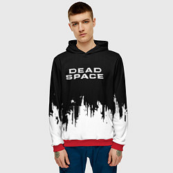 Толстовка-худи мужская Dead Space монстры космоса, цвет: 3D-красный — фото 2