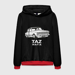 Толстовка-худи мужская TAZ Mafia, цвет: 3D-красный