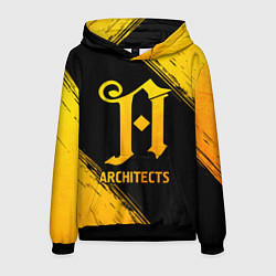 Толстовка-худи мужская Architects - gold gradient, цвет: 3D-черный