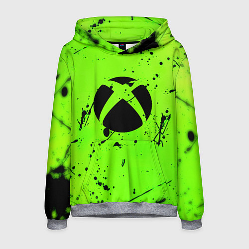Мужская толстовка Xbox кислотный стиль / 3D-Меланж – фото 1