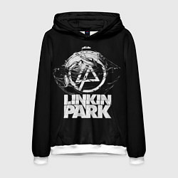 Толстовка-худи мужская Linkin Park рэп-метал, цвет: 3D-белый