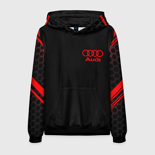 Мужская толстовка Audi sport geometry / 3D-Черный – фото 1