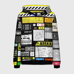 Толстовка-худи мужская Инженерные знаки, цвет: 3D-черный