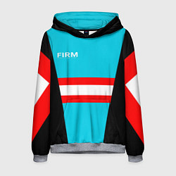 Толстовка-худи мужская FIRM спортик 80е, цвет: 3D-меланж