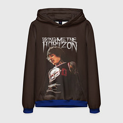 Толстовка-худи мужская Oli Sykes - Bring Me the Horizon, цвет: 3D-синий