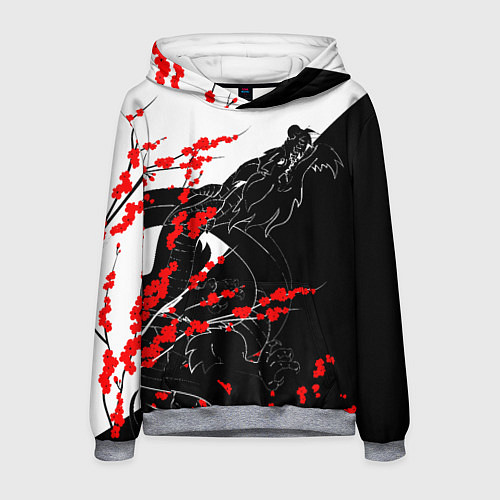 Мужская толстовка Tokyo Dragon / 3D-Меланж – фото 1