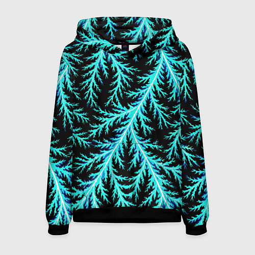 Мужская толстовка Разряды электричества Tie Dye / 3D-Черный – фото 1