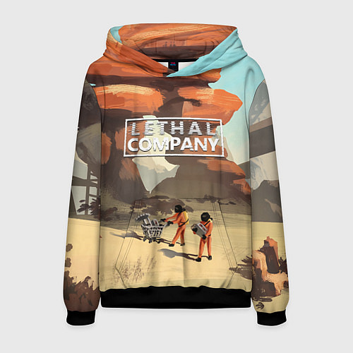 Мужская толстовка Lethal Company: Art / 3D-Черный – фото 1