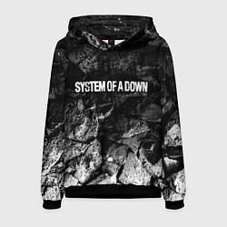Толстовка-худи мужская System of a Down black graphite, цвет: 3D-черный