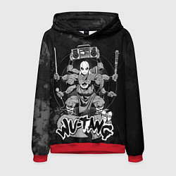 Толстовка-худи мужская Wu tang monk, цвет: 3D-красный