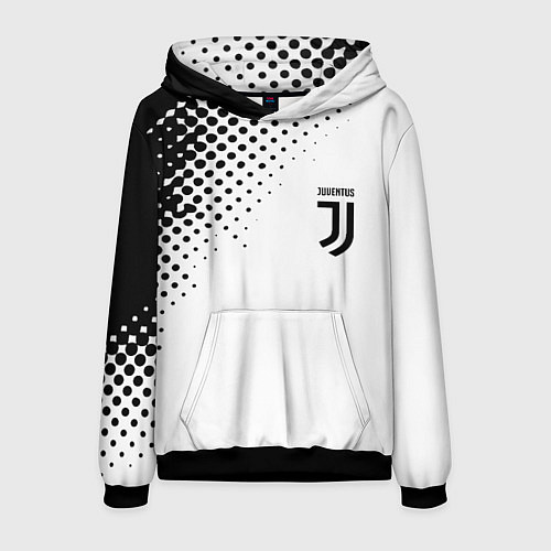 Мужская толстовка Juventus sport black geometry / 3D-Черный – фото 1