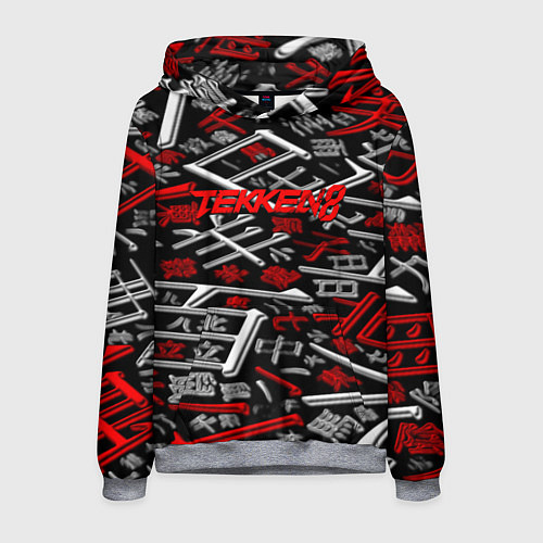 Мужская толстовка Tekken steel japan / 3D-Меланж – фото 1