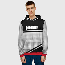 Толстовка-худи мужская Fortnite geometry sport, цвет: 3D-красный — фото 2