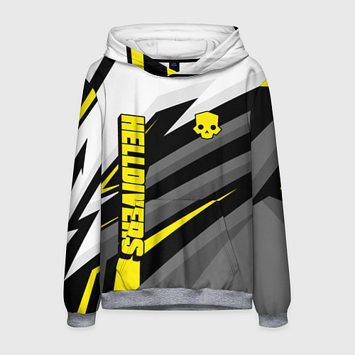 Мужская толстовка Helldivers 2: Uniform Yellow x White / 3D-Меланж – фото 1