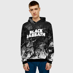 Толстовка-худи мужская Black Sabbath black graphite, цвет: 3D-черный — фото 2