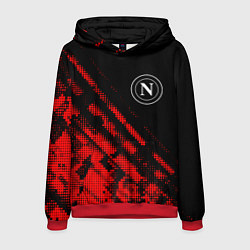 Толстовка-худи мужская Napoli sport grunge, цвет: 3D-красный