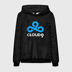 Толстовка-худи мужская Cloud9 hi-tech, цвет: 3D-черный