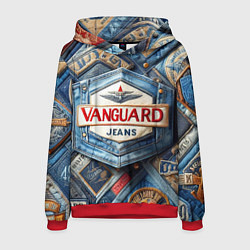 Мужская толстовка Vanguard denim patchwork - ai art