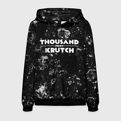Толстовка-худи мужская Thousand Foot Krutch black ice, цвет: 3D-черный