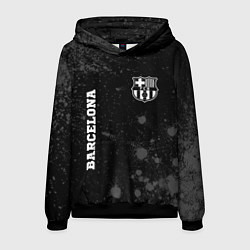 Толстовка-худи мужская Barcelona sport на темном фоне вертикально, цвет: 3D-черный