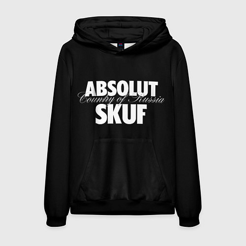 Мужская толстовка Skuf absolut / 3D-Черный – фото 1