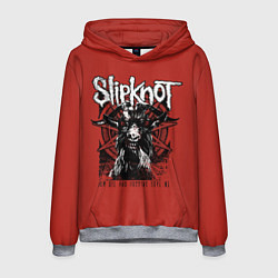 Толстовка-худи мужская Slipknot rock band, цвет: 3D-меланж
