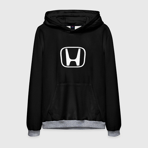 Мужская толстовка Honda white logo / 3D-Меланж – фото 1