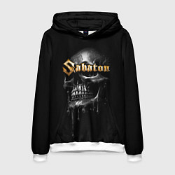 Толстовка-худи мужская Sabaton - rock group, цвет: 3D-белый