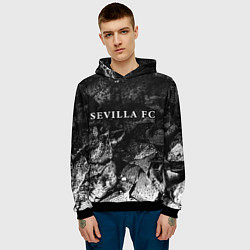 Толстовка-худи мужская Sevilla black graphite, цвет: 3D-черный — фото 2
