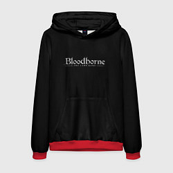 Толстовка-худи мужская Bloodborne logo, цвет: 3D-красный