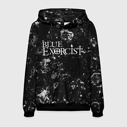 Толстовка-худи мужская Blue Exorcist black ice, цвет: 3D-черный
