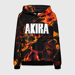 Толстовка-худи мужская Akira red lava, цвет: 3D-черный