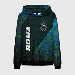 Мужская толстовка Roma glitch blue