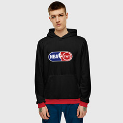 Толстовка-худи мужская NBA logo tnt, цвет: 3D-красный — фото 2