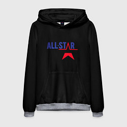 Толстовка-худи мужская All stars logo, цвет: 3D-меланж