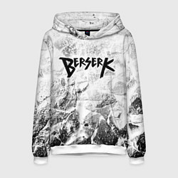 Толстовка-худи мужская Berserk white graphite, цвет: 3D-белый