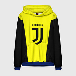 Толстовка-худи мужская Juventus sport geometry yellow, цвет: 3D-синий