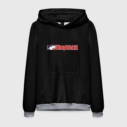 Мужская толстовка Limp Bizkit logo rock / 3D-Меланж – фото 1