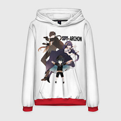 Толстовка-худи мужская Genshin Impact - Spy x Family, цвет: 3D-красный